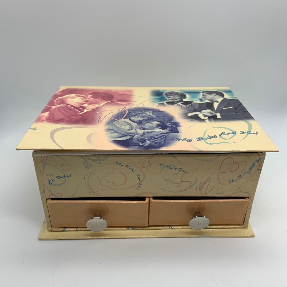 Vintage I Love Lucy My Baby and Me Lucy & Ricky Retro Jewelry Box Vandor